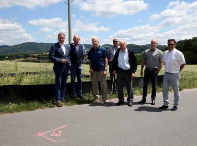 Teilnehmer der Ortsbegehung