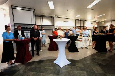 Gste bei der Preisvergabe.