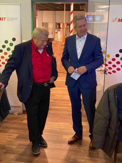 Werner Gutperle und Matthias Wilkes (Vorsitzender MIT Bergstraße und MIT Südhessen)