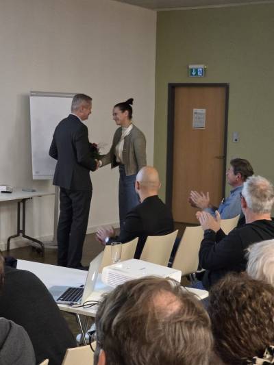 Vielen Dank an Dr Julia Dubowy, Moderation des Abends 