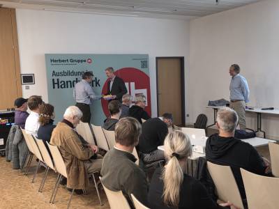 Vielen Dank an Dr Sven Herbert, unser Gastgeber an diesem Abend